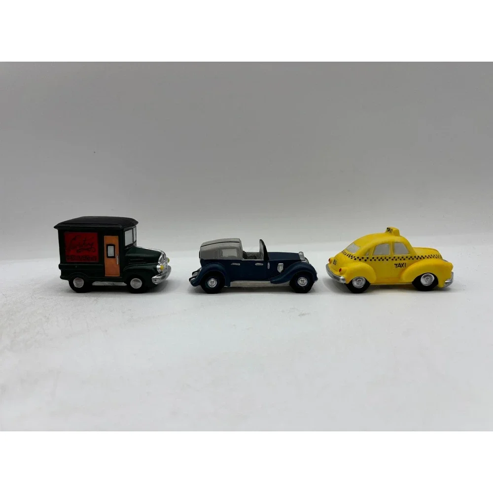 Department 56 1987 Vintage Heritage Village Auto Accessories Set of 3 5964-1 EUC